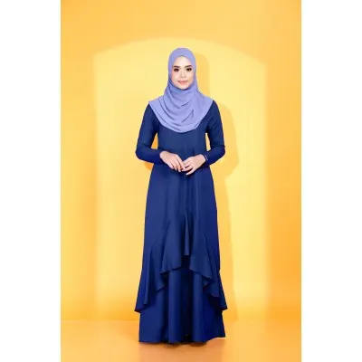 AJWA JUBAH - NAVY BLUE